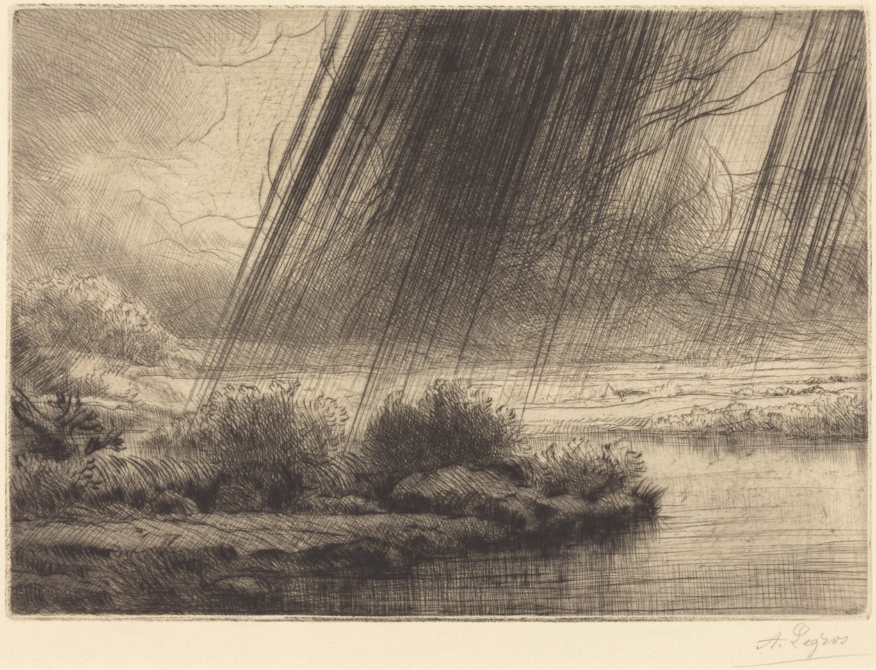 Storm (Vihar) alkotó: Alphonse Legros