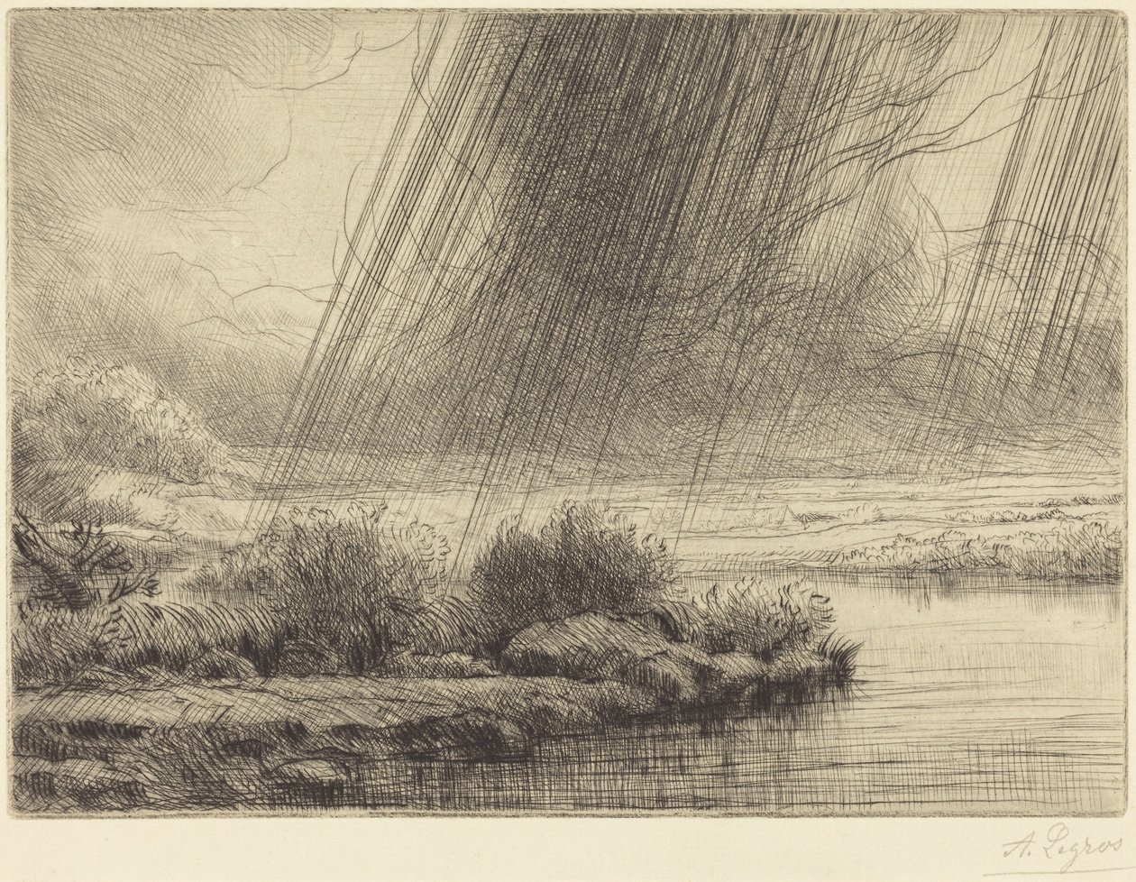 Storm (Vihar) alkotó: Alphonse Legros