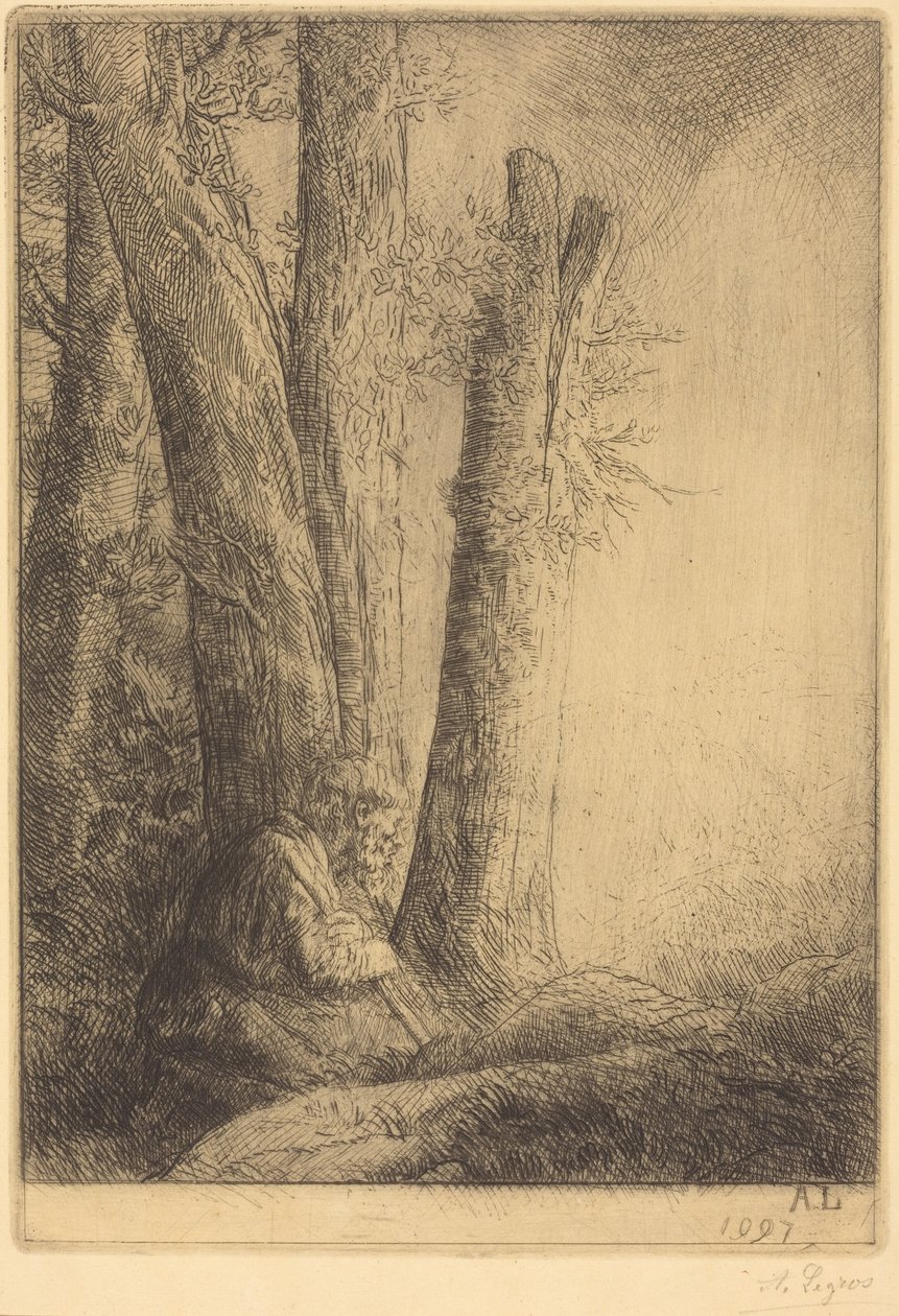 Tanulmány A tékozló fiúhoz alkotó: Alphonse Legros