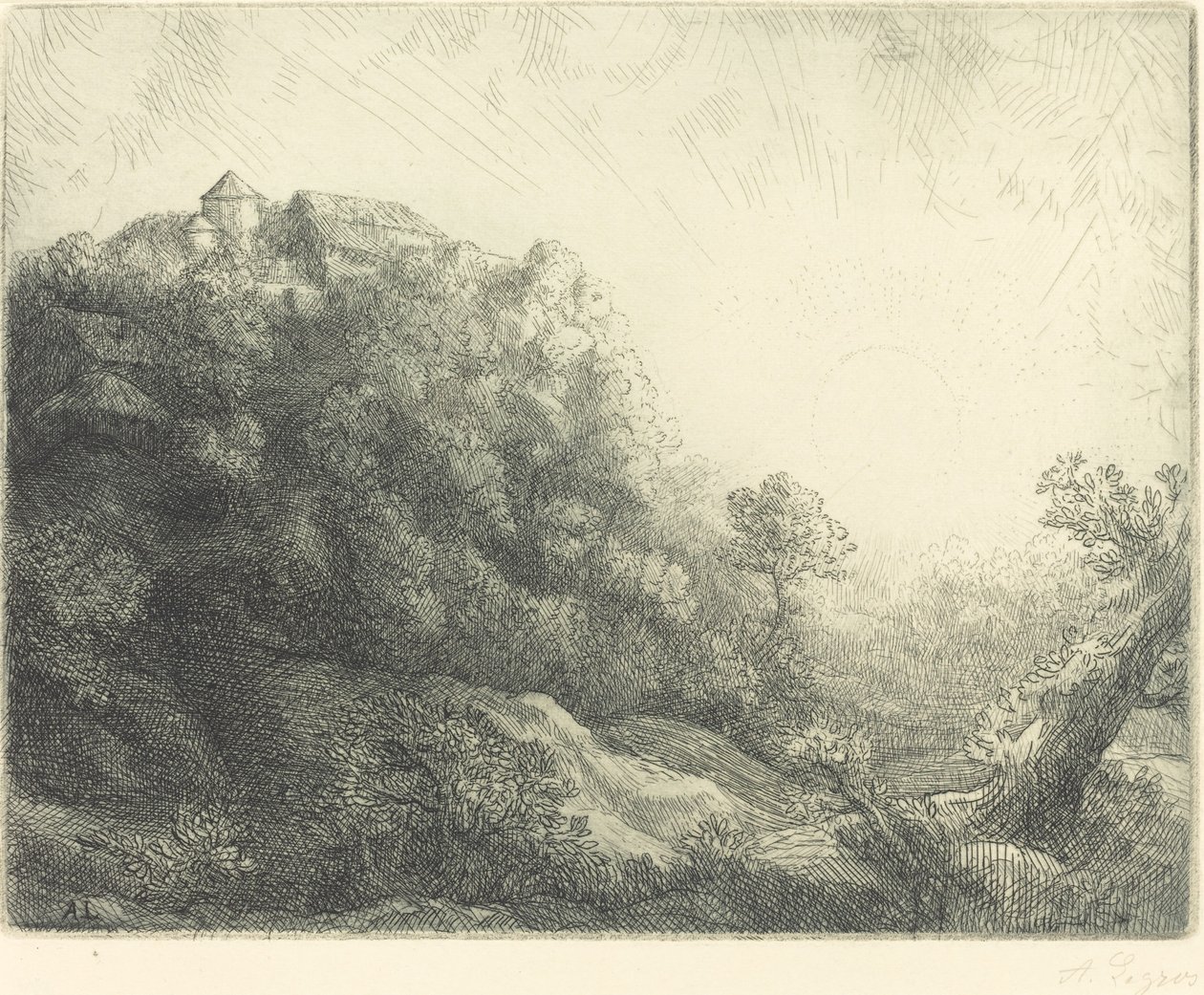 Napkelte (Napkelte: Ősz) alkotó: Alphonse Legros