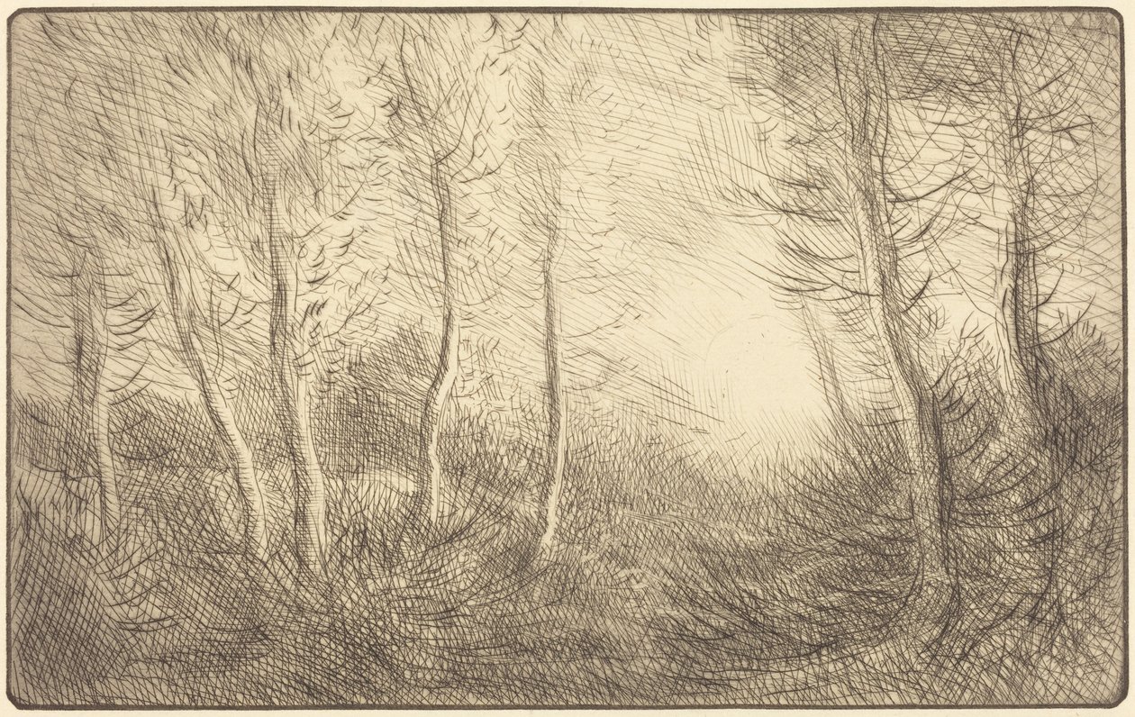 Napkelte, Clamard erdei alkotó: Alphonse Legros