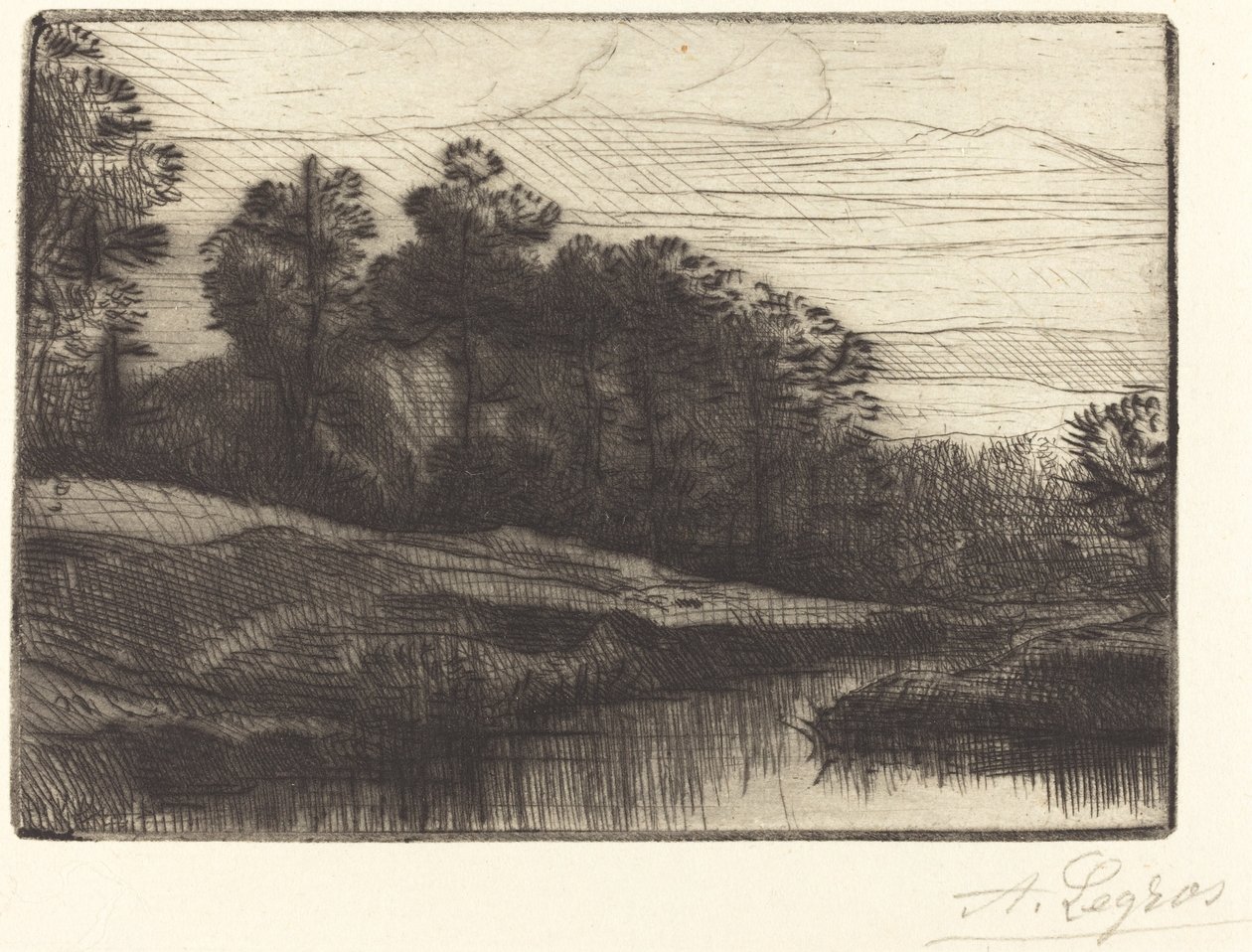 Naplemente Este Naplemente. alkotó: Alphonse Legros