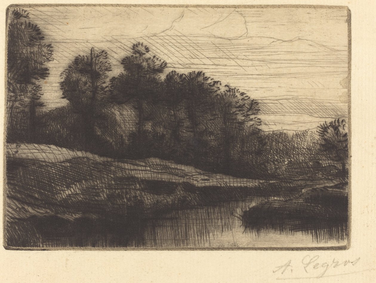 Naplemente Este Naplemente. alkotó: Alphonse Legros