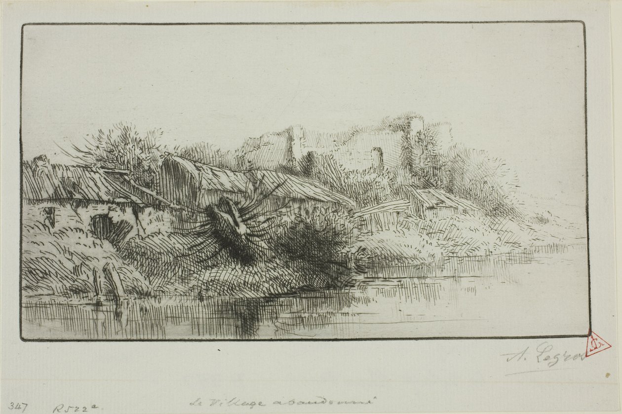 Az elhagyott falu alkotó: Alphonse Legros