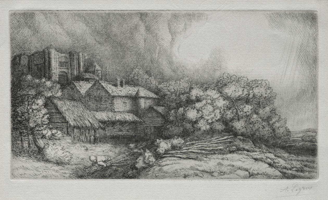 Az Abbey Farm Az Abbey Farm. alkotó: Alphonse Legros