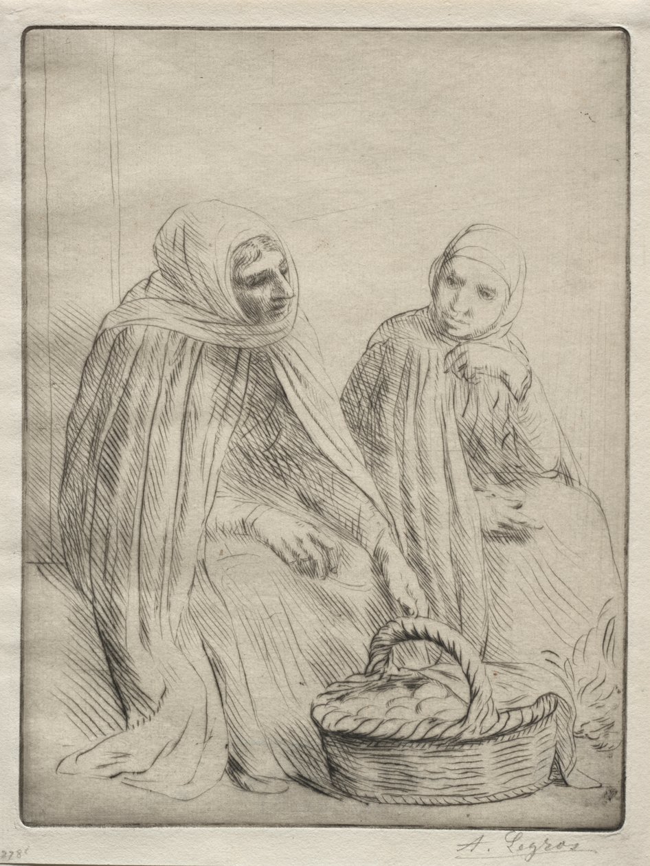 A tojáskereskedők (1. tányér) alkotó: Alphonse Legros