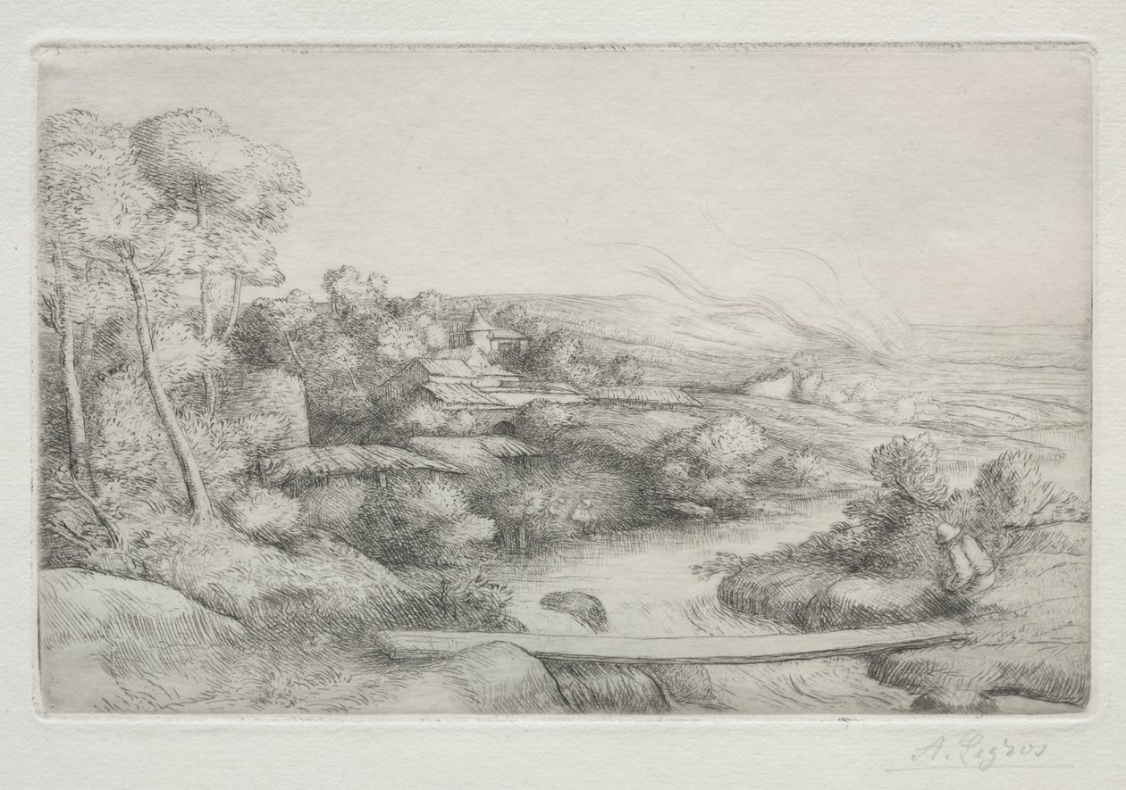 Gyaloghíd (La Passerelle) alkotó: Alphonse Legros
