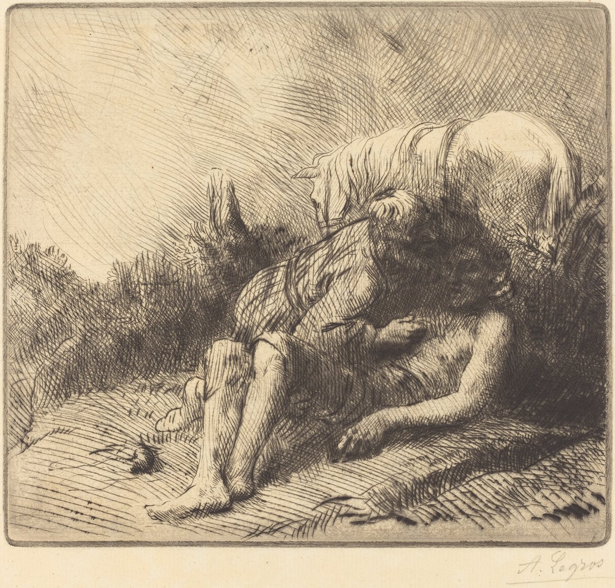 Az irgalmas szamaritánus Az irgalmas szamaritánus. alkotó: Alphonse Legros
