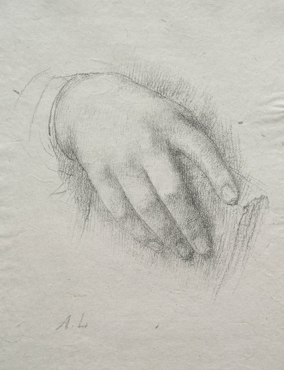 Nora E. Legros keze alkotó: Alphonse Legros