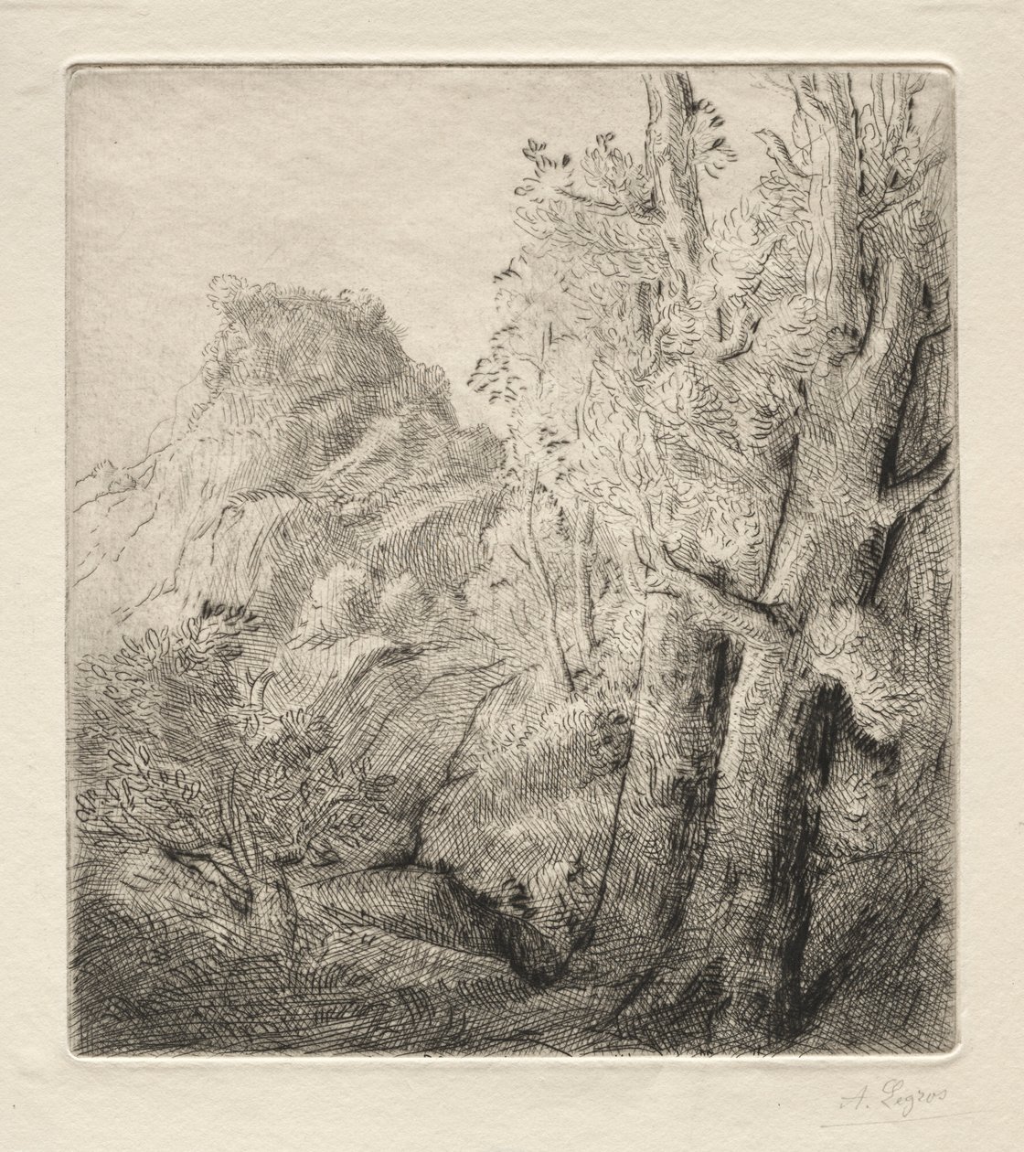 Az óváros. alkotó: Alphonse Legros