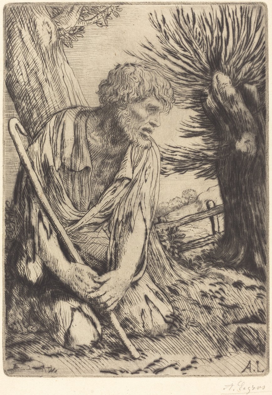 A tékozló fiú, 3. lemez A tékozló fiú. alkotó: Alphonse Legros