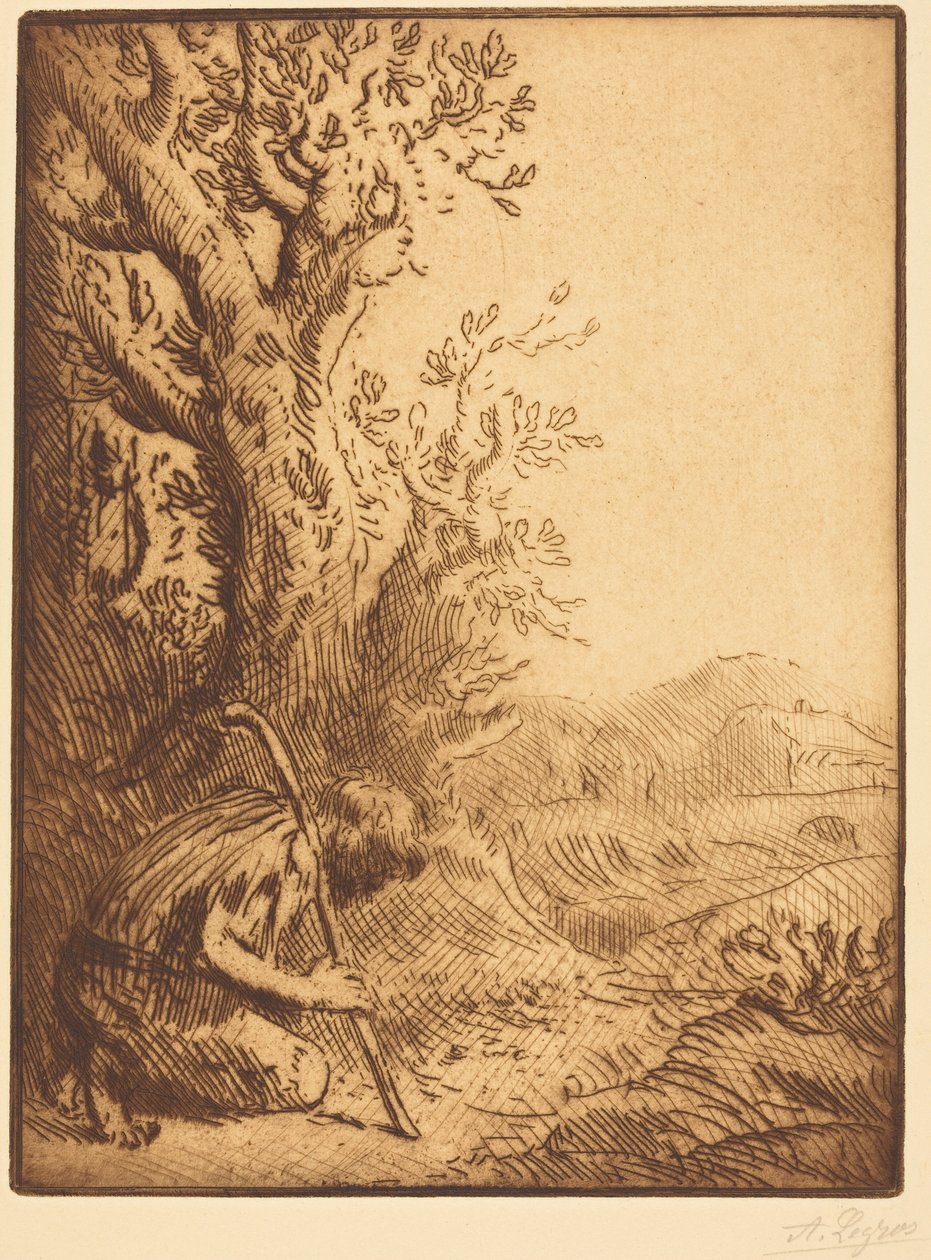 Der verlorene Sohn, 4. Platte alkotó: Alphonse Legros