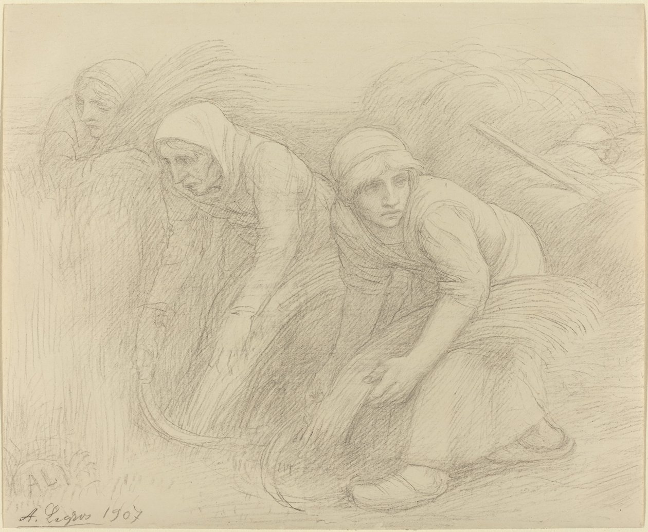 A Kaszások alkotó: Alphonse Legros