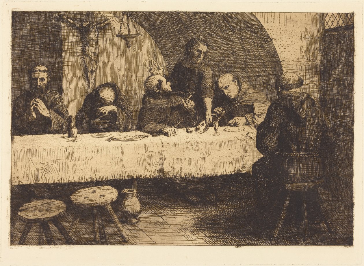 Az étkező (Le refectoire) alkotó: Alphonse Legros