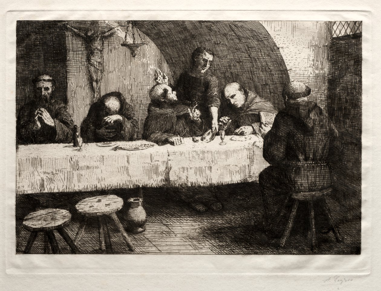 A Refektórium alkotó: Alphonse Legros