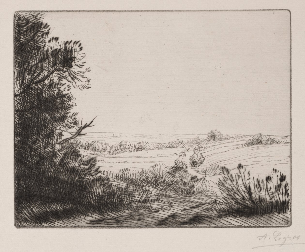 Az út Horville-be alkotó: Alphonse Legros
