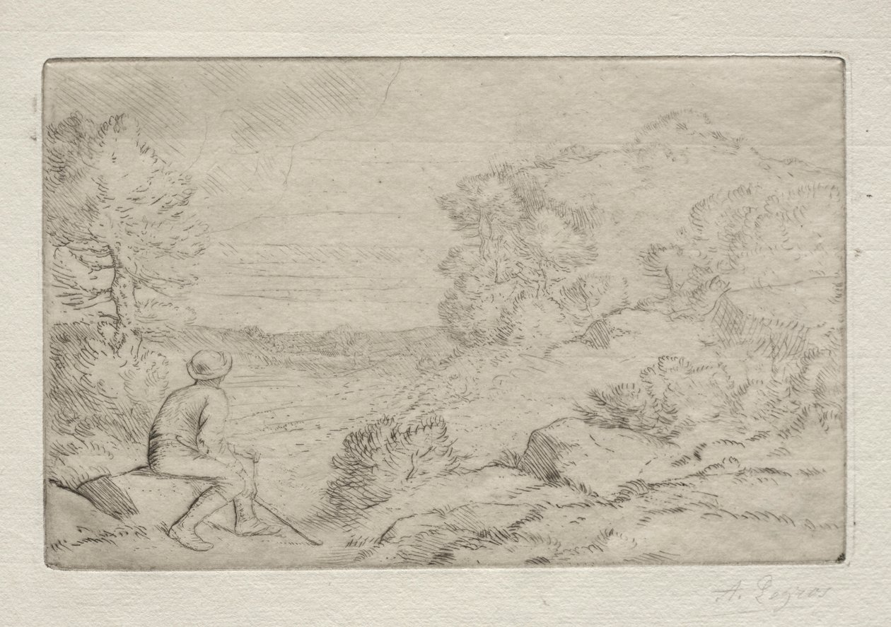 A sziklák. alkotó: Alphonse Legros