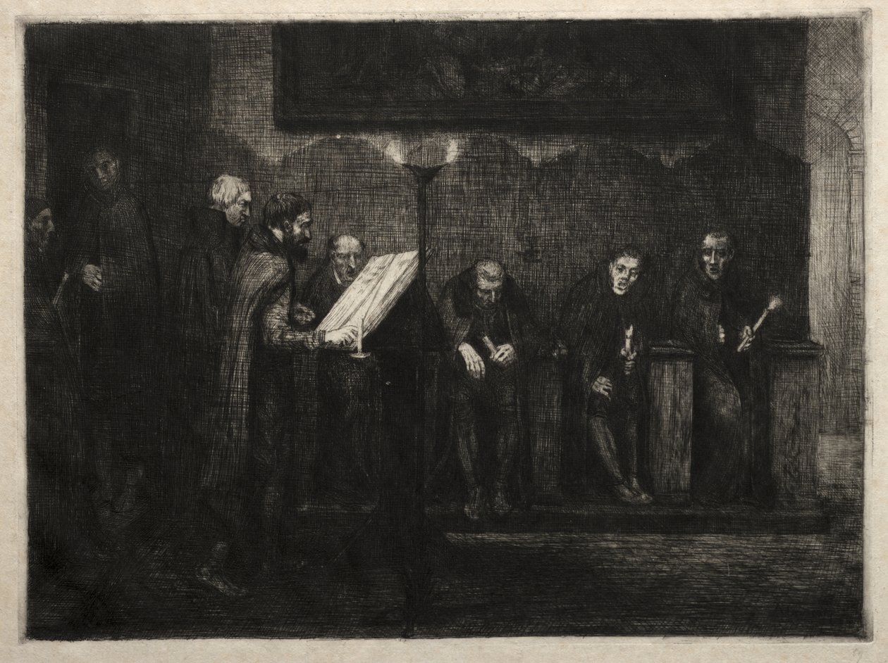 A spanyol énekesek alkotó: Alphonse Legros