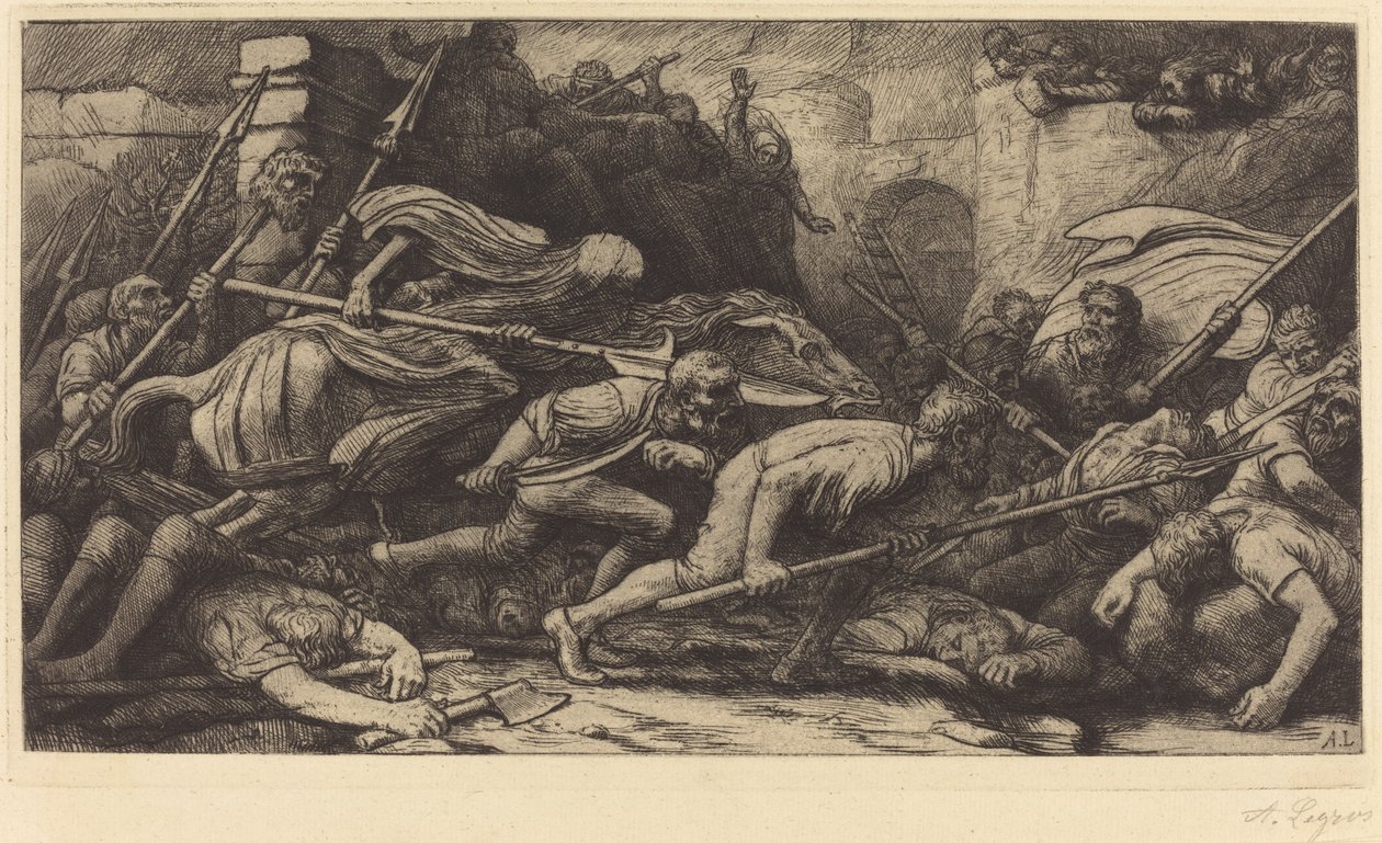 A halál diadala: Csata alkotó: Alphonse Legros
