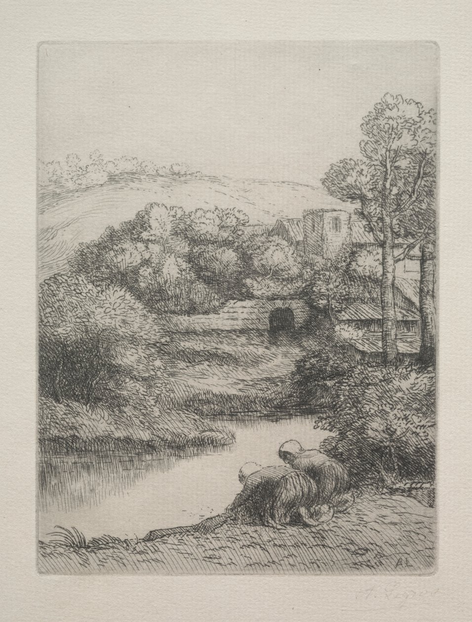 A Mosóház alkotó: Alphonse Legros