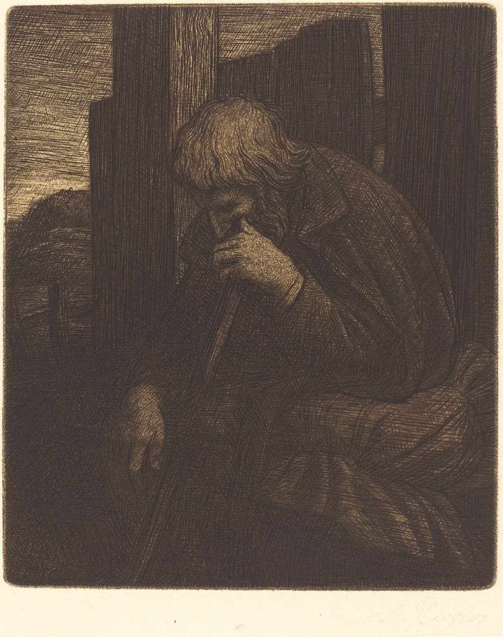Gondolkodó A gondolkodó. alkotó: Alphonse Legros