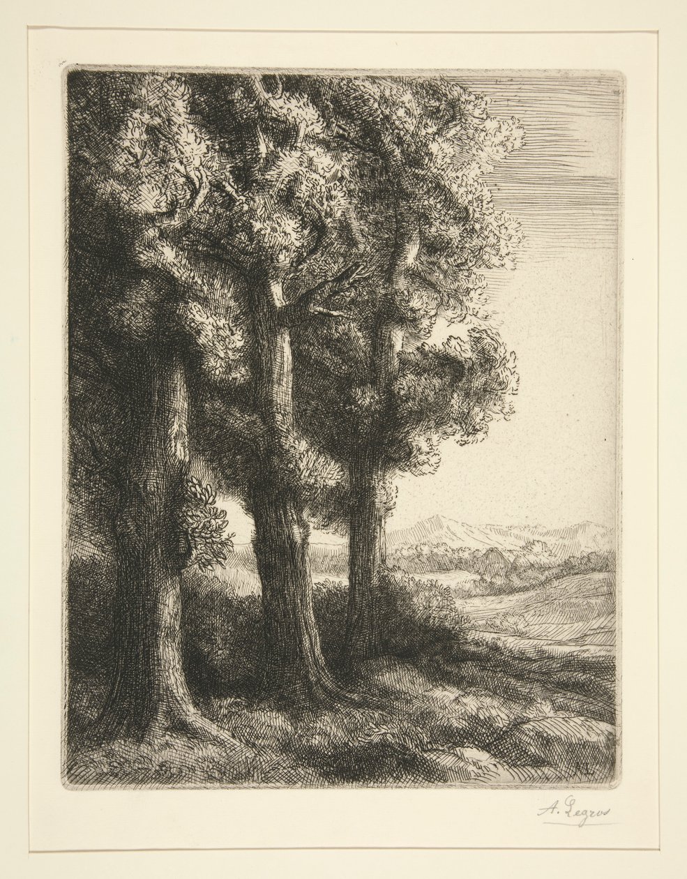Három fa alkotó: Alphonse Legros