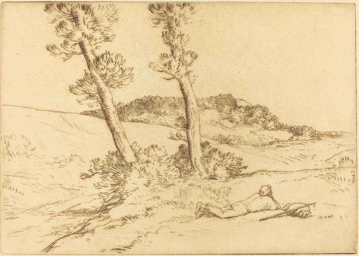 A fűben fekvő utazó A fűben fekvő utazó. alkotó: Alphonse Legros