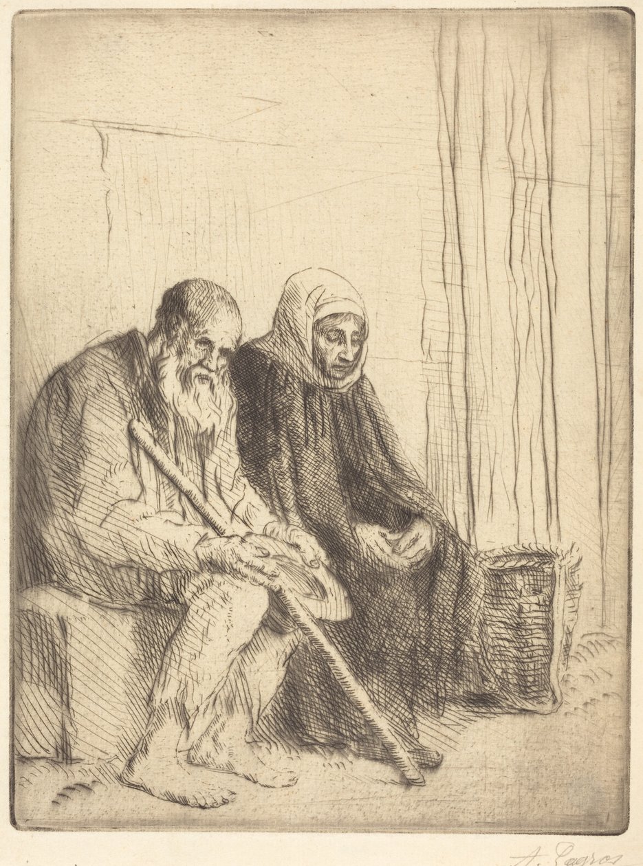 Két koldus alkotó: Alphonse Legros