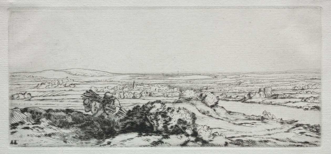 Dűnék völgye La Vallee des Dunes. alkotó: Alphonse Legros