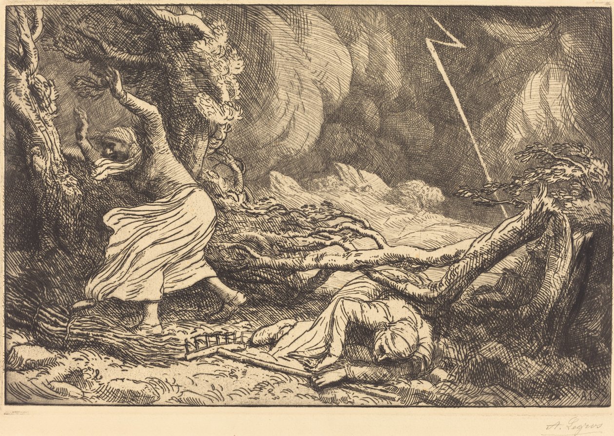 A Villám áldozatai alkotó: Alphonse Legros