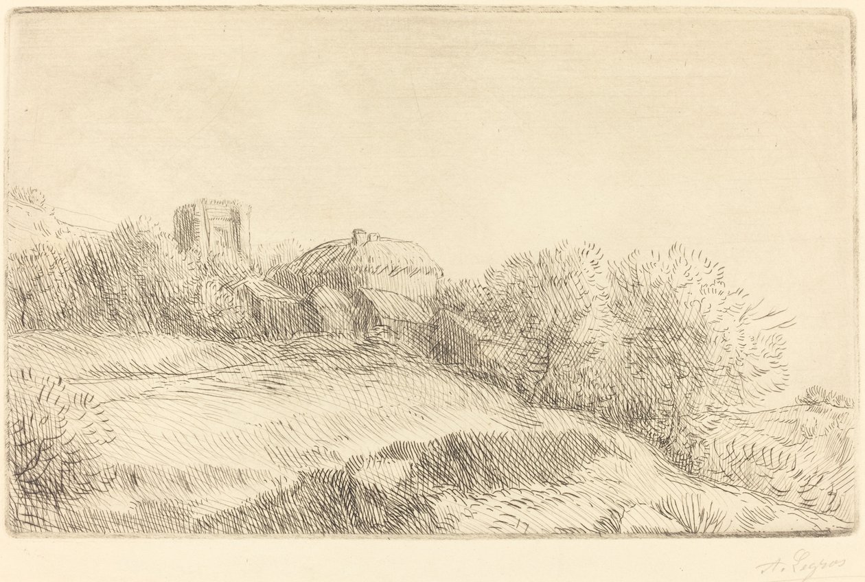 Falu (egy falu) alkotó: Alphonse Legros
