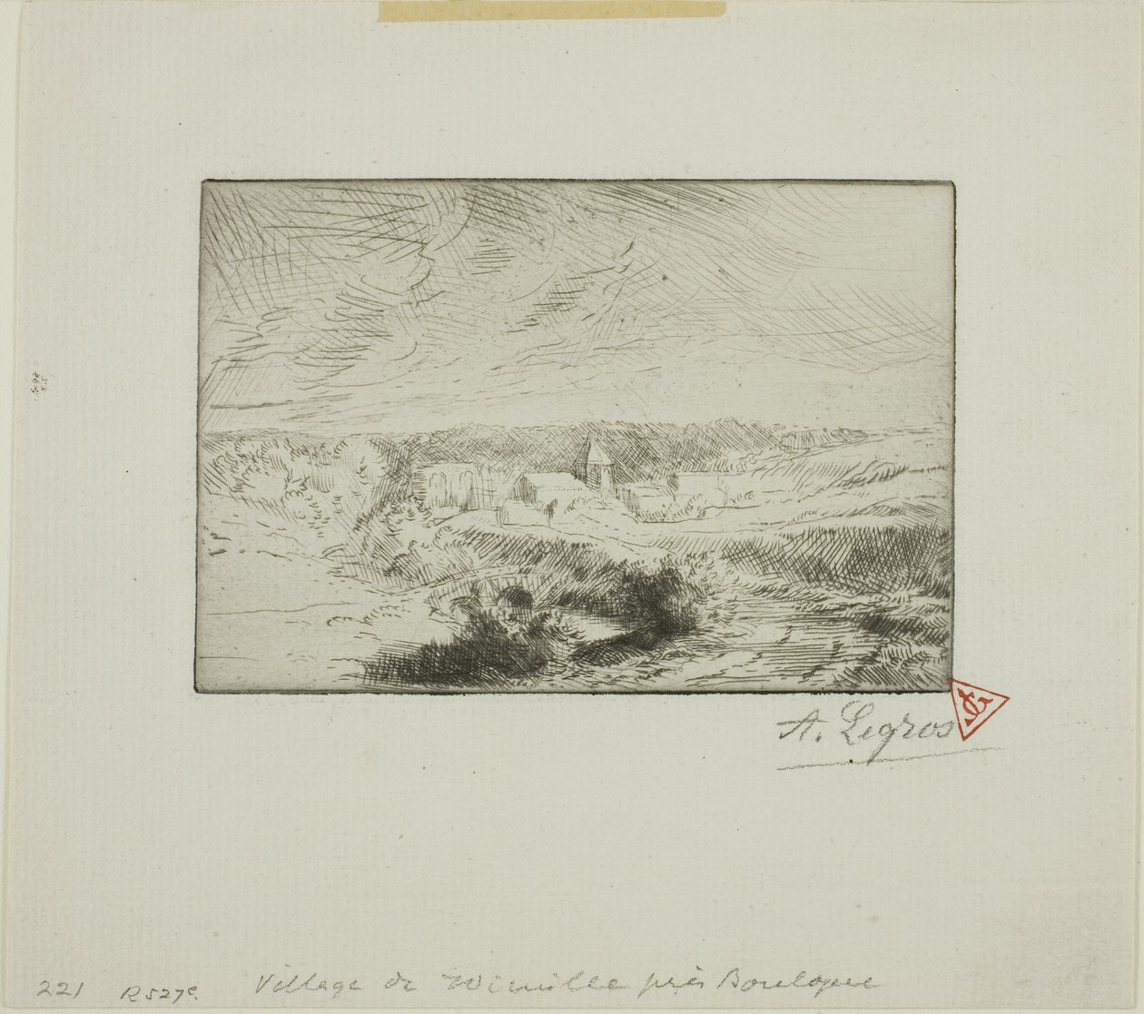 Wimille falu, Boulogne közelében alkotó: Alphonse Legros