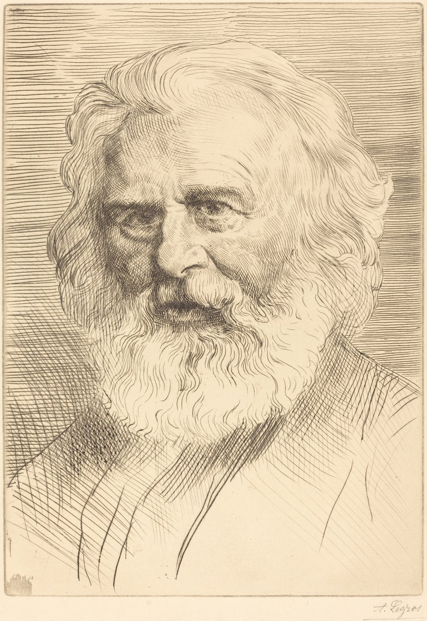 W.H. Longfellow, 1. lemez. alkotó: Alphonse Legros