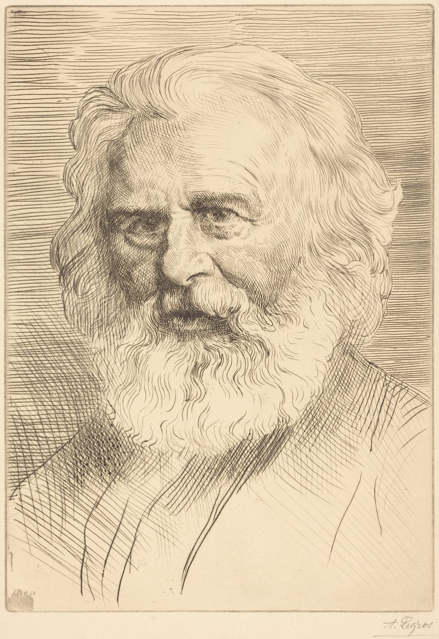 W.H. Longfellow, 1. metszet alkotó: Alphonse Legros