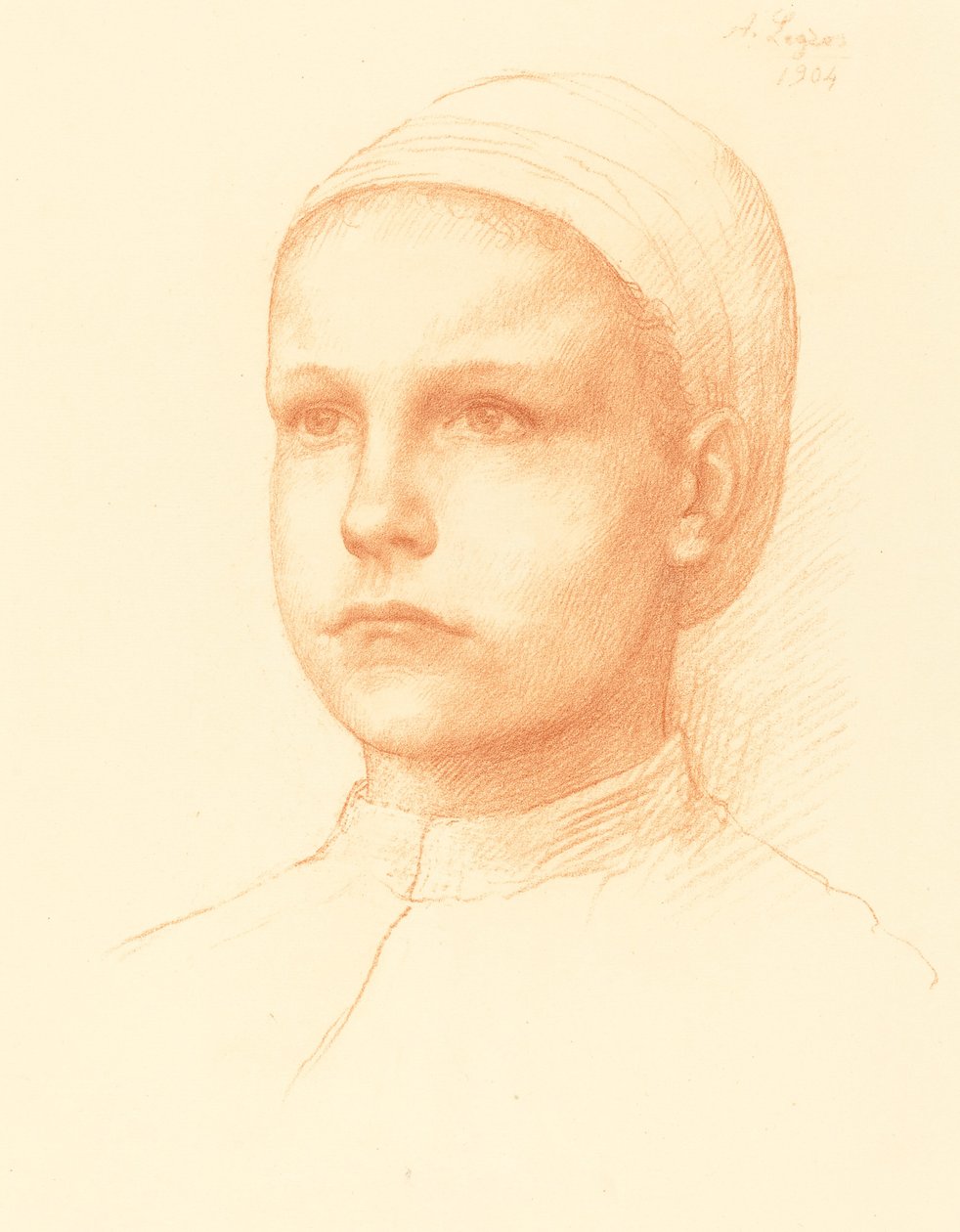 Fiatal paraszt Fiatal parasztlány, 1904. alkotó: Alphonse Legros