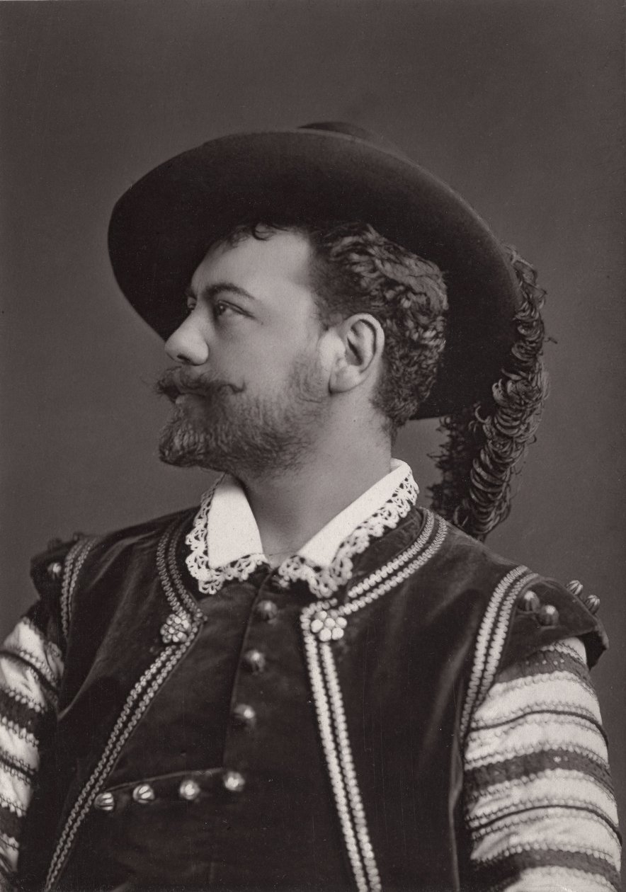 Victor Maurel (1848-1923) francia bariton portréja Mozart Don Giovanni szerepében – Alphonse Justin Liebert (1827-1914) fotója alkotó: Alphonse Liebert