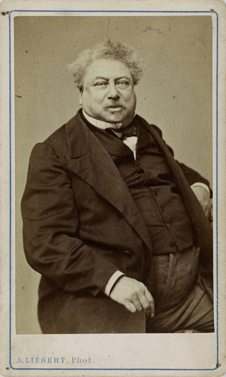A szerző Alexandre Dumas apja 1802-1870, 1870. alkotó: Alphonse Liebert
