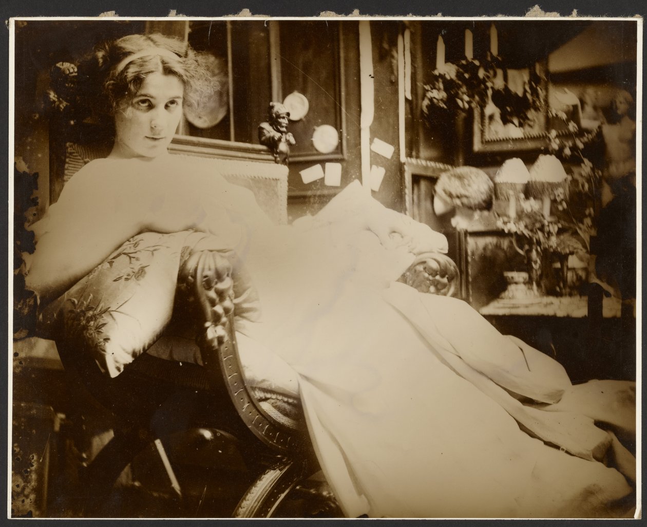 [Tanulmányok a Német Színház számára, New York City] alkotó: Alphonse Maria Mucha