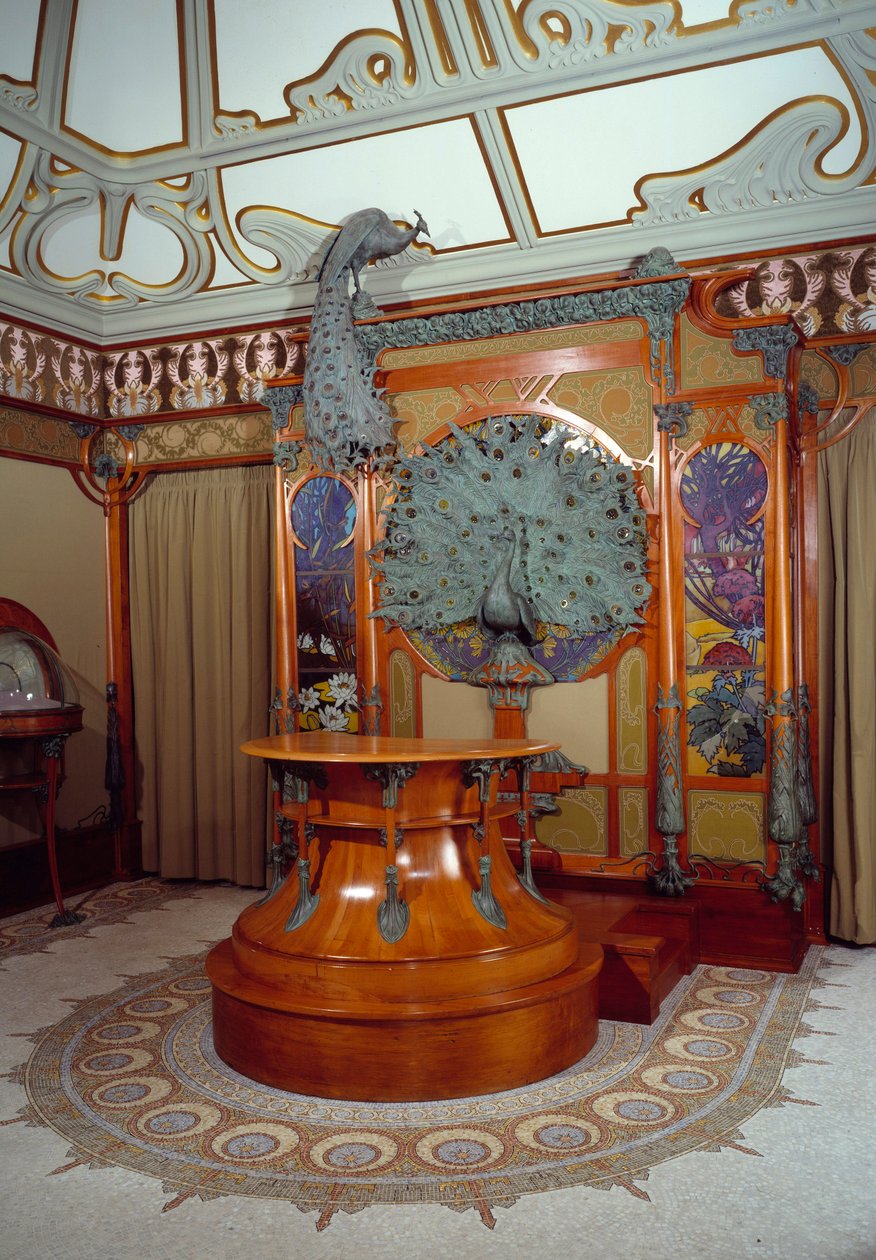 Szecesszió: Georges Fouquet ékszerész párizsi üzletének belső berendezése (1862-1957) alkotó: Alphonse Mucha