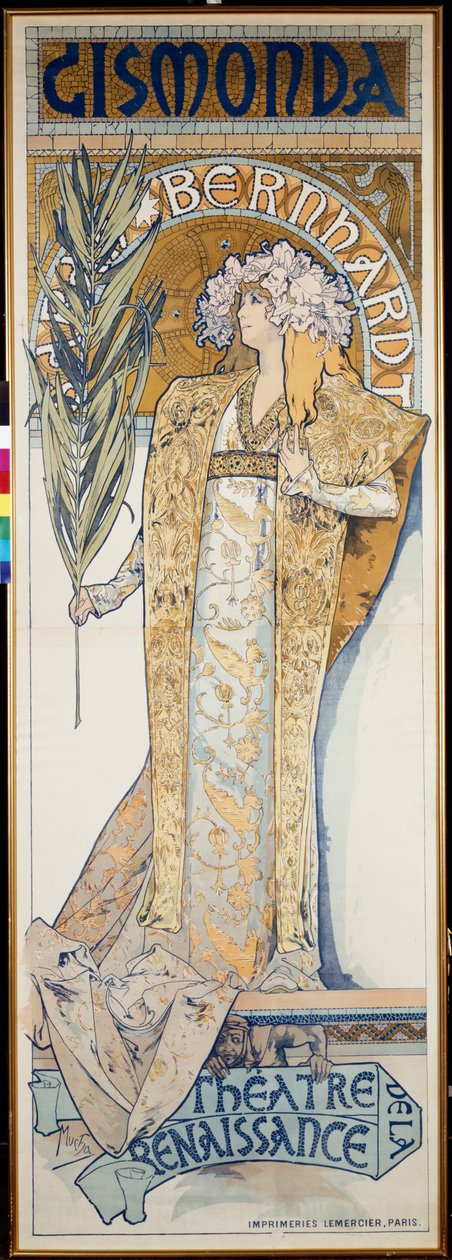 Gismonda, A Reneszánsz Színháza, 1894 alkotó: Alphonse Mucha