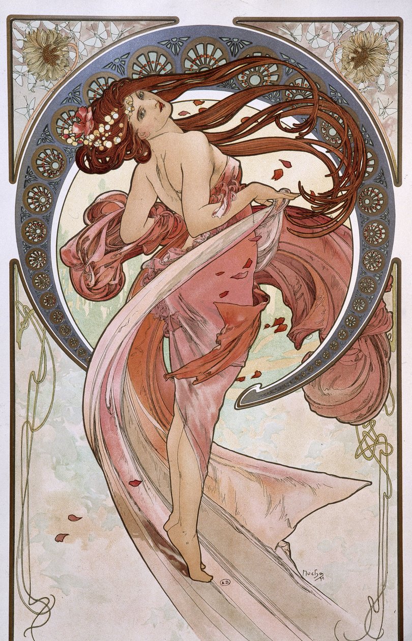 La Danse – szerző: Mucha alkotó: Alphonse Mucha