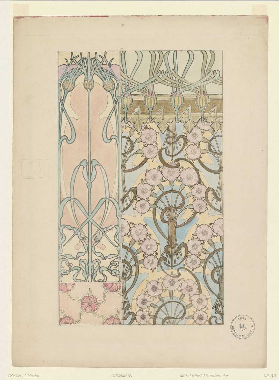 Dísz alkotó: Alphonse Mucha