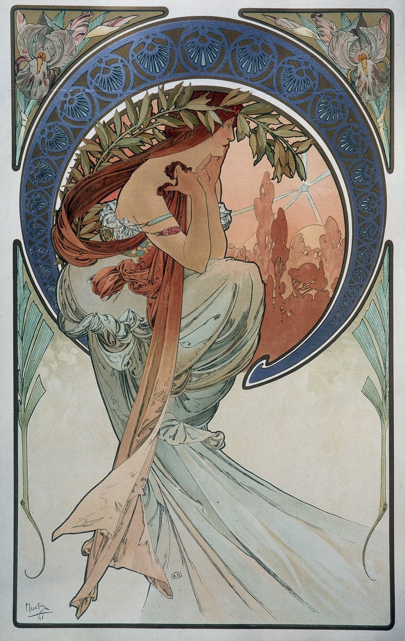 Költészet – Mucha alkotó: Alphonse Mucha