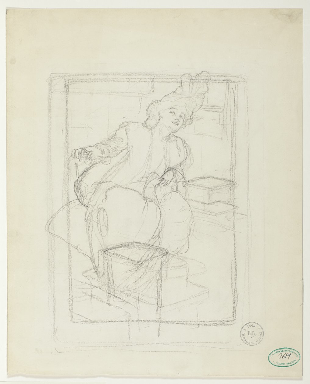 Sarah Bernhardt alkotó: Alphonse Marie Mucha