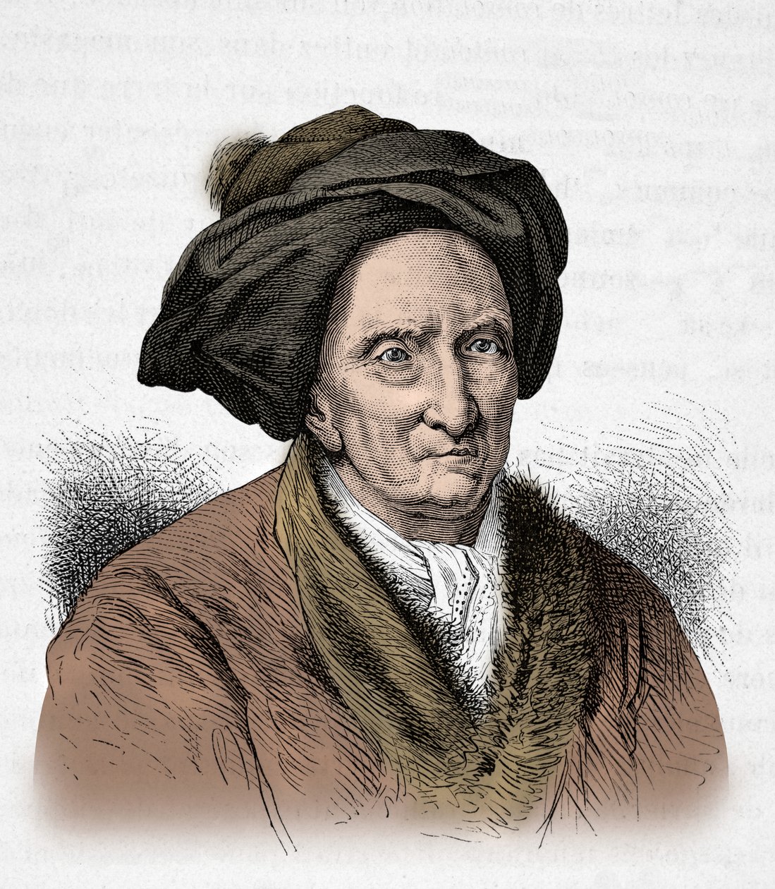 Bernard Le Bouyer de Fontenelle portréja (metszet) alkotó: Alphonse Marie de Neuville