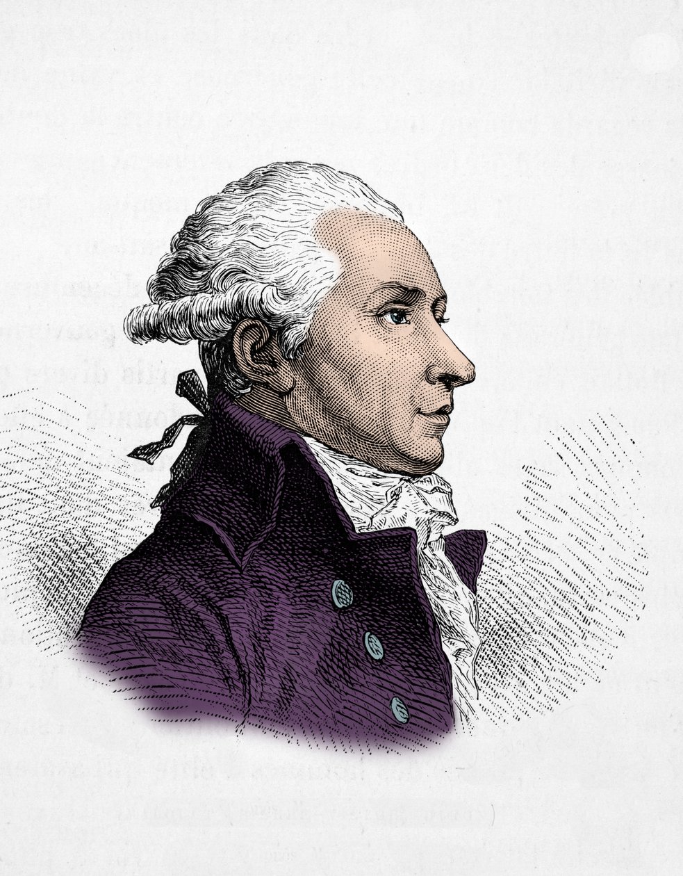 Pierre Victor Malouet portréja (metszet) alkotó: Alphonse Marie de Neuville