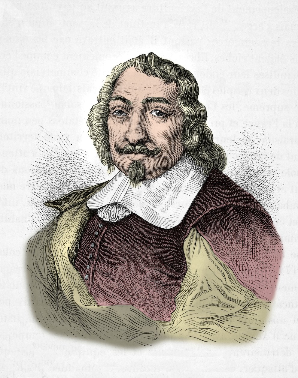 Samuel de Champlain portréja (metszet) alkotó: Alphonse Marie de Neuville