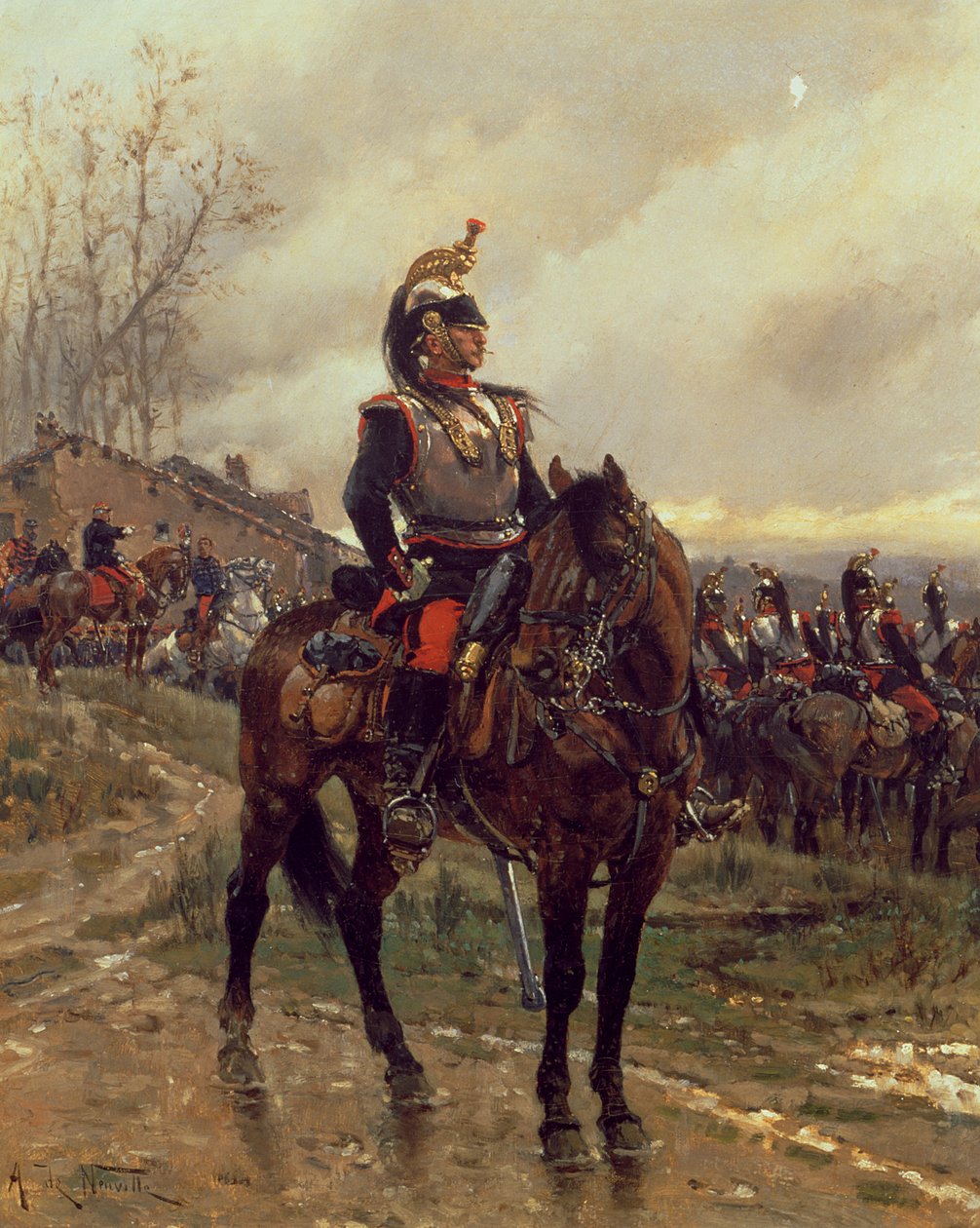 A huszárok alkotó: Alphonse Marie de Neuville