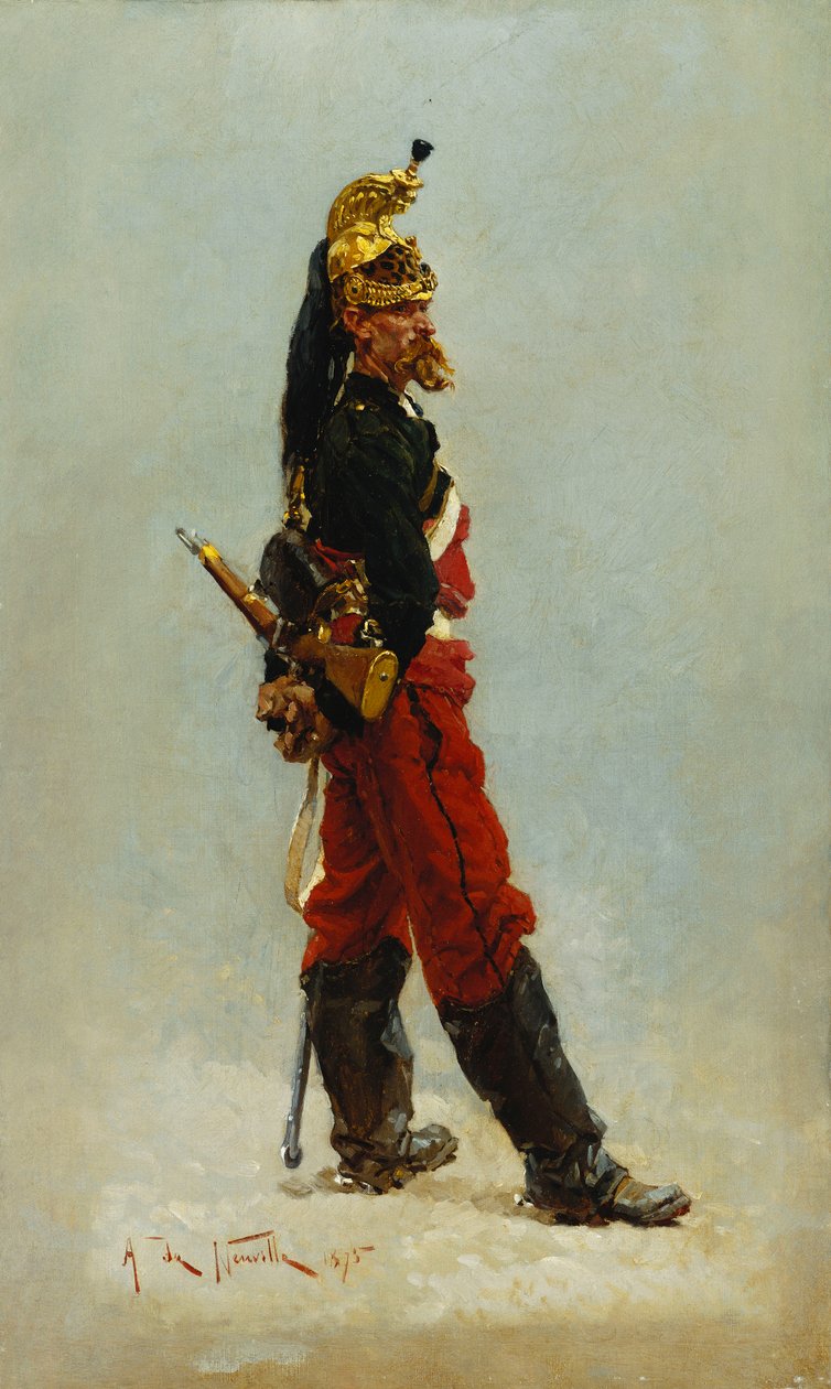 Egy sárkány, 1875 alkotó: Alphonse Marie de Neuville