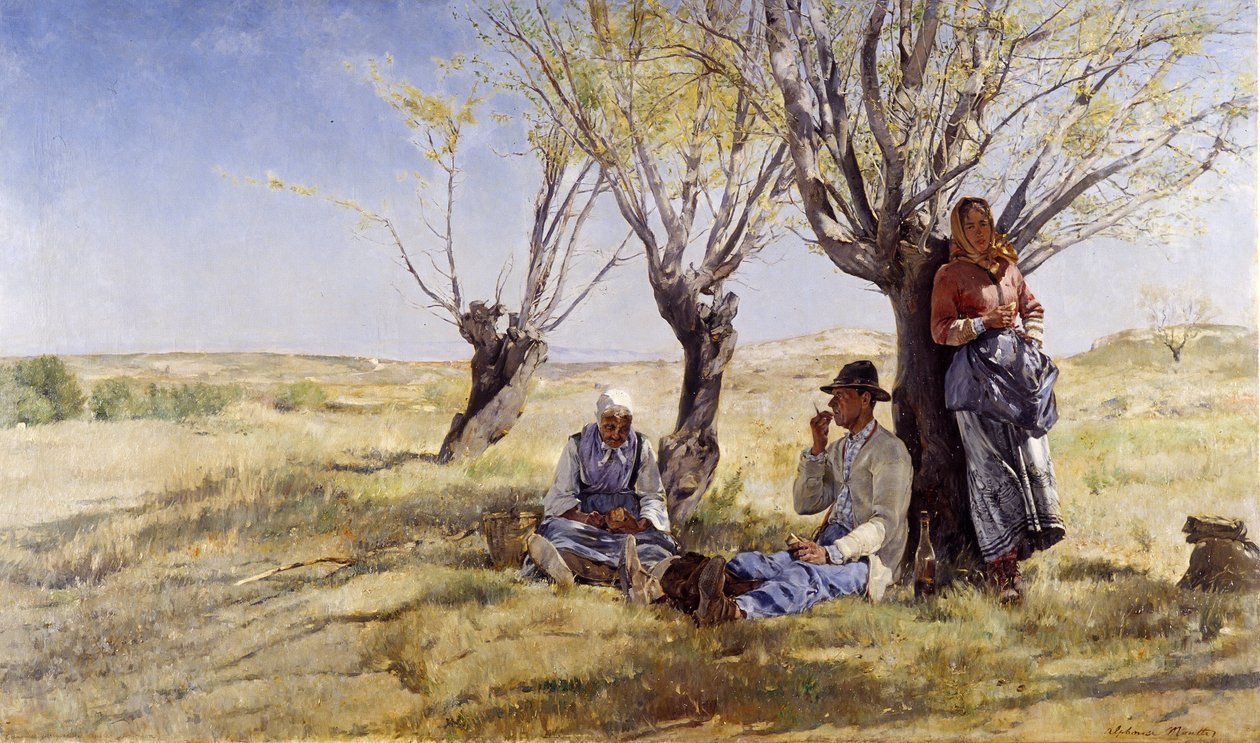 Lou Gousta, a szögek garriguájának íze (Avignon) Alphonse Moutte festménye (1840-1913) Kötelező említés: Provence Marseille gyűjteményalapítása alkotó: Alphonse Moutte